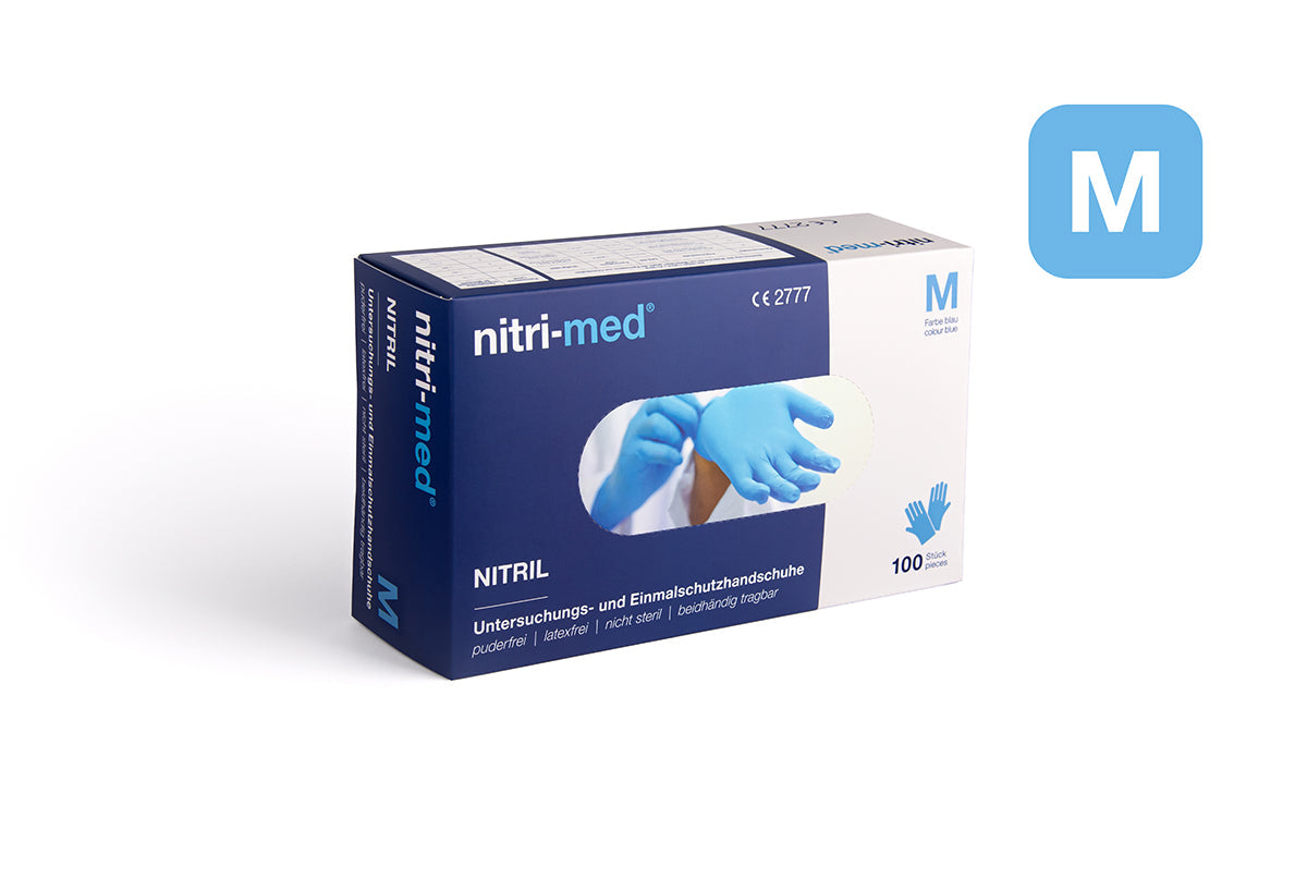 Nitri-Med® Nitril Handschuhe Größe M 100er Box CE2777 – Maskenshop